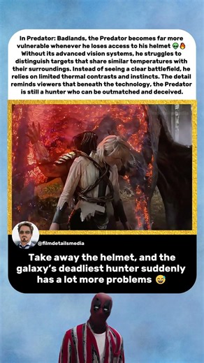 The Predator Is Much Less Dangerous Without His Helmet 😅👽 | Predator: Badlands (2025)