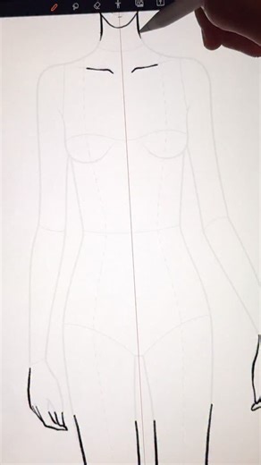 Fashionary on Instagram: "Ink Drawing Demo by ‘FashionDraw by Fashionary’ 🪄 Template｜Woemn Figures → Basic 7 Tool｜Actions → Canvas → Turn on Symmetry Outline｜Ink → Bleeding Bold Material｜Plain → Subtle Crepe Pattern｜Polka Dot Shading｜Airbrushes → Soft Airbrush Brand｜@Balmain Polka Dot-Print Pleated Minidress #FashionDrawApp | #Fashionary"