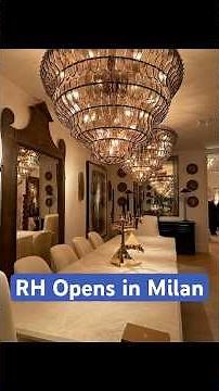 An American Decorator in Italy | RH (aka Restoration Hardware) Has Opened in Milan