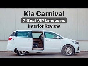 2020 Kia Carnival 7-Seat VIP Limousine - Interior Review (Hindi + English)