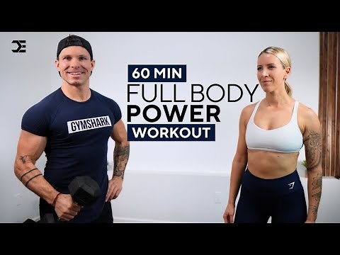 1 Hour Power - FULL BODY DUMBBELL WORKOUT | Strength & Muscle Building