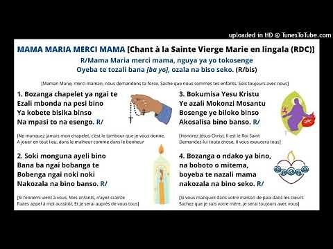 MAMA MARIA MERCI MAMA[Chant à la Sainte Vierge Marie en lingala (RDC)]