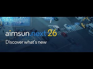 Aimsun Next 26: Discover what's new
