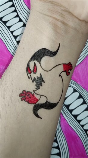 Ghost tattoo drawing #art #boydrawing #tattoo #shorts #trending #viral