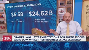 We're seeing a change in history with Nvidia's quarter, says Jim Cramer