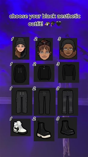 what’s yours? mines~1223! 🖤 #fyp #blackaesthetic #bitmoji #xyzcba #OutlanderChallenge