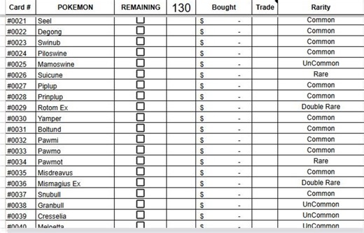 Pokemon Phantasmal Flames Collection Checklist | Phantasmal Flames Master Set Checklist | Master Set Binder | Complete Pokemon Collection - Etsy