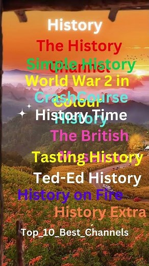 Top 10 Best History YouTube Channels to Follow 📜🗺️