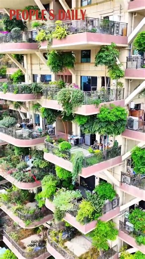 Nature meets architecture at these vertical forest buildings in Chengdu, southwest China’s Sichuan! | People's Daily, China