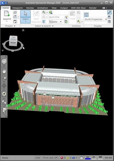 Open Sample Files in Navisworks