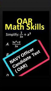 📘 Navy Officer Exam (OAR) Math Skills Review 🇺🇸 #astb #maths #militaryexam