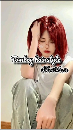 try this tomboy hairstyle for short hair🌙😒🔥 #tomboy #fypシ゚viral