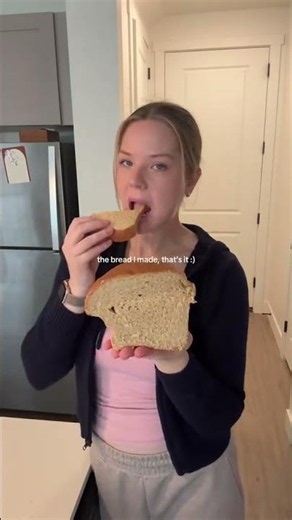 the 100% fresh milled flour bread i made, that's it
