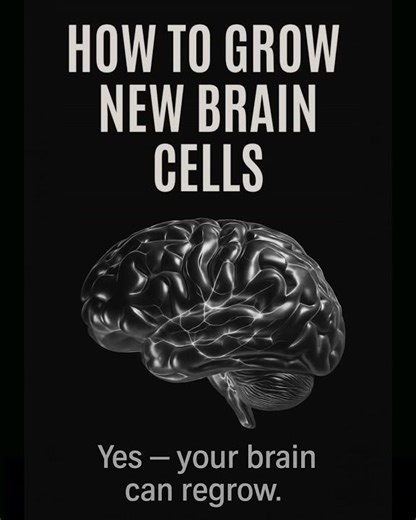 How to Grow New Brain Cells (Harvard-backed)