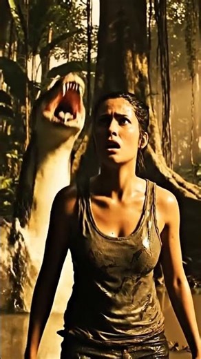 A girl vs. Ananconda survival story | Google VEO 2 scenes