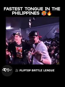 Fastest tongue in the philippines 😅😆 ‎🎥 Fliptop Battle League #fliptop #FlipTopBattleLeague | TrackVerse City PH