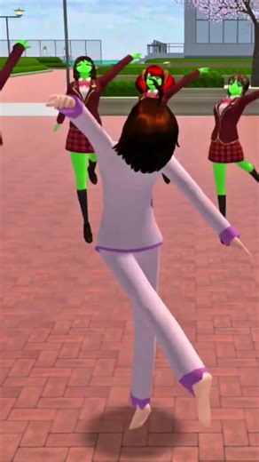 This Sakura Dance Is ILLEGALLY Good #gaming #sakuraschoolsimulator #ccpssssad #sakura #caschallenge