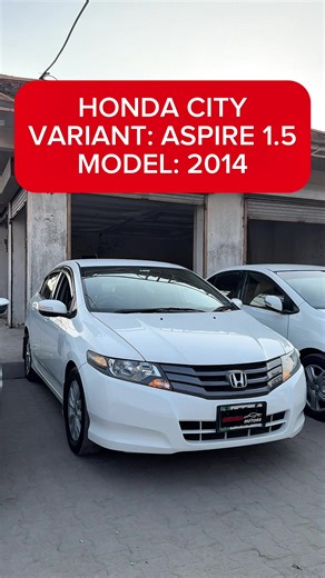 Honda City Aspire 1.5 Manual: Unmatched Power & Luxury