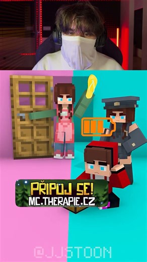 TAJNĚ Hraje na TELEFONU... #shorts #minecraft