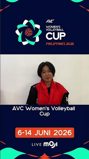 Watch the 2026 AVC Women's Volleyball Cup only on Moji! #shorts