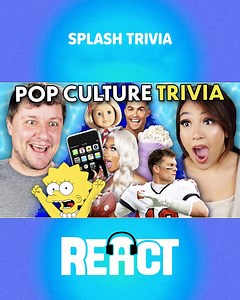 27K views · 413 reactions | The top pop culture moments, with a splash trivia twist  #triviachallenge #popculture #celebritynews #React | REACT Bullseye | Facebook