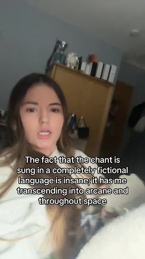 Arcane chant in fictional language amazes fans