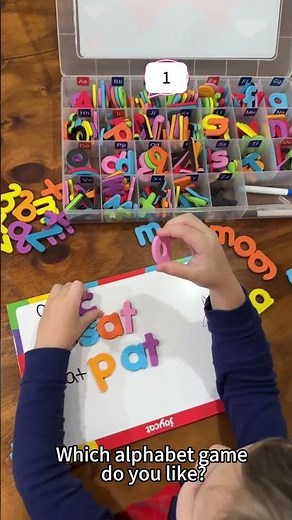 🧲Joycat Magnetic Letters Fun! Choose one#magnetic #magneticletters #trending #kidslearning #alphabet