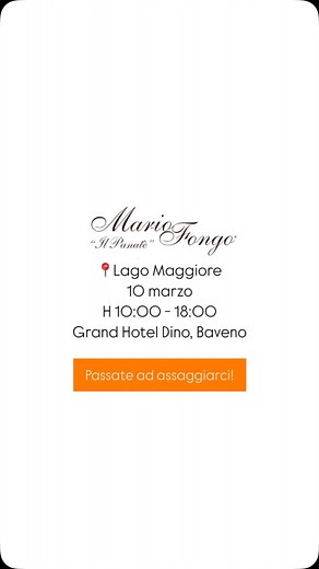 🍷🥖 Lunedì 10 marzo siamo sul Lago Maggiore! 📍 Grand Hotel Dino, Baveno per l’evento @gioiadelgusto.evento 👈 🕙 Dalle 10:00 alle 18:00 Una giornata per immergersi nell’eccellenza enogastronomica piemontese (e non solo!), creare nuove connessioni tra produttori d’alta qualità e scoprire le ultime tendenze del settore. ✨ Inizia la settimana con gusto… passa questo lunedì con noi! #lagomaggiore #mariofongo #panettiere #piemontedascoprire #gioiadelgusto #grissini | Mario Fongo, Il Panatè