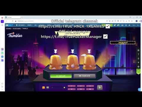 🚀 1xbet Thimbles script live demo ✨ — TRUE HACKER 1XBET