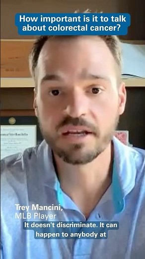 Trey Mancini on the Importance of Colorectal Cancer Conversations