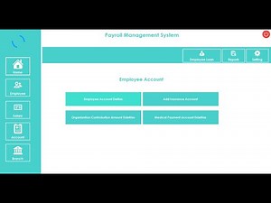 Payroll - Employee Account Details ( part 6 )