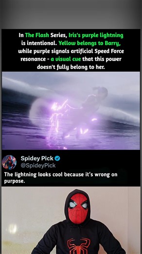 In The Flash (2014–2023), Artificial Speed Force Visual Clues