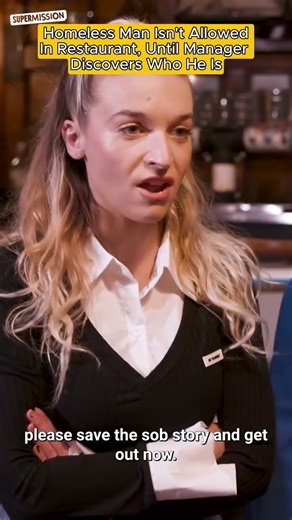 Homeless Man Isn't Allowed In Restaurant Until Manager Discovers Who He Is | The Prank Collective