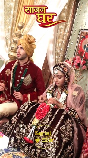 #sajanghar😍serial behindthe scene,pooja apko kitni innocent lgi vivaan k saath mandap mein😃#DangalTV