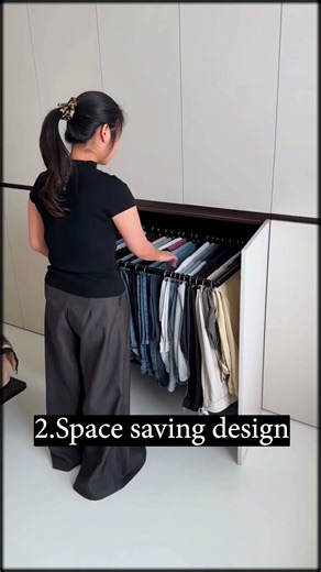 Smart Pull Out Wardrobe Hanger That Maximizes Closet Space and Improves Organization #homedecor
