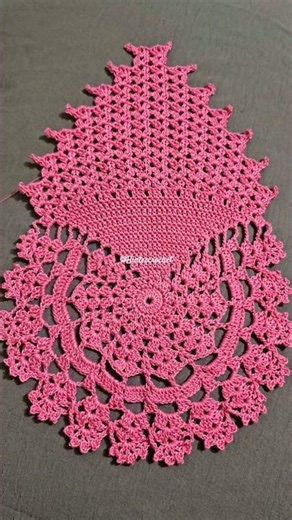 beautiful crochet doily#beginner #crochet #bintescrochet #knitting #crochetpattern #shorts #trending