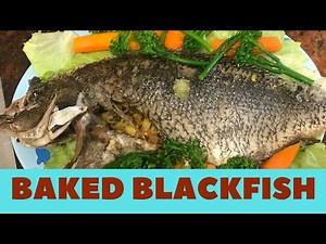 BAKED BLACKFISH || MY SIMPLE VERSION