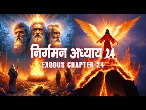 Exodus Chapter 24 निर्गमन अध्याय 24 verse 1 to 18