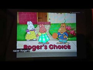 Max & Ruby 🏀Roger's Choice🏀 Title Card! (2003!)