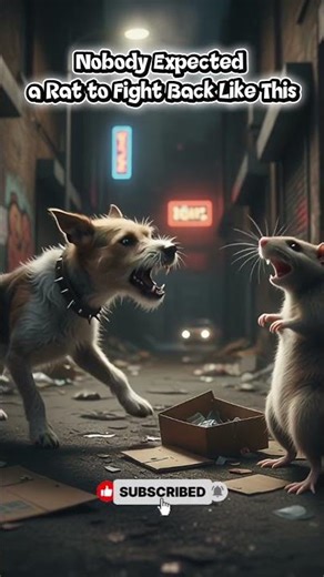 You Won’t Believe How This Rat Faced a Dog #youtubeshorts #trendingshorts #animals #dogshorts