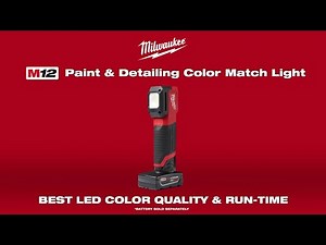 [NEW] Milwaukee M12 Paint and Detailing Color Match Light