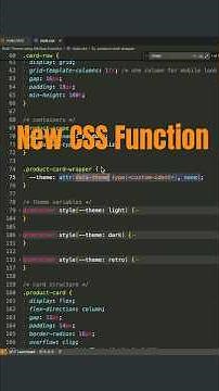 New CSS attr() Explained — Container Style Queries in 1 Minute #shorts #csstricks