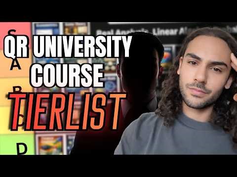 Quant Research University Course Tier List (w/ a quant researcher)
