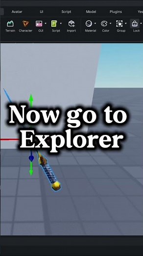 How to equip a tool in Roblox studio #robloxstudio #fyp #tutorial