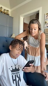 307K views · 4.7K reactions | Life with a teenage boy.  I can’t believe he’s turning 14 Friday! And this legit looks like our actual convos. I love to make fun of their strange language. #blessed #teenager #drippy #family #almost14 #hestoocool #family #thecollinskids | Karissa Collins | Facebook