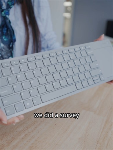 This is why we added up to 4 profiles to the Wireless Touchpad Keyboard.* 💭 Interested in building your own custom keyboard using our control board? Apply to the Dev Program, linked in our bio. *Note: This is a DVT unit and final design will change.
