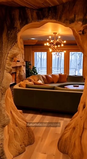 4.5K views · 21 reactions | Wow! These epic tree trunk doorways look amazing!  | FuturisticDecors | Facebook