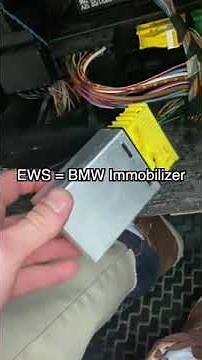 BMW E36 No Crank No Start, EWS Work Around