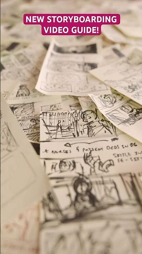 Full step-by-step workflow about how I storyboard for animation! #storyboard #film #animation