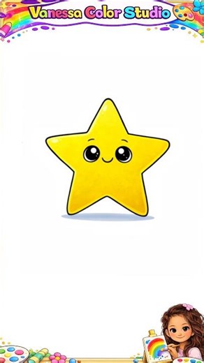 Star ⭐ Learn Colors for Kids | Easy Coloring